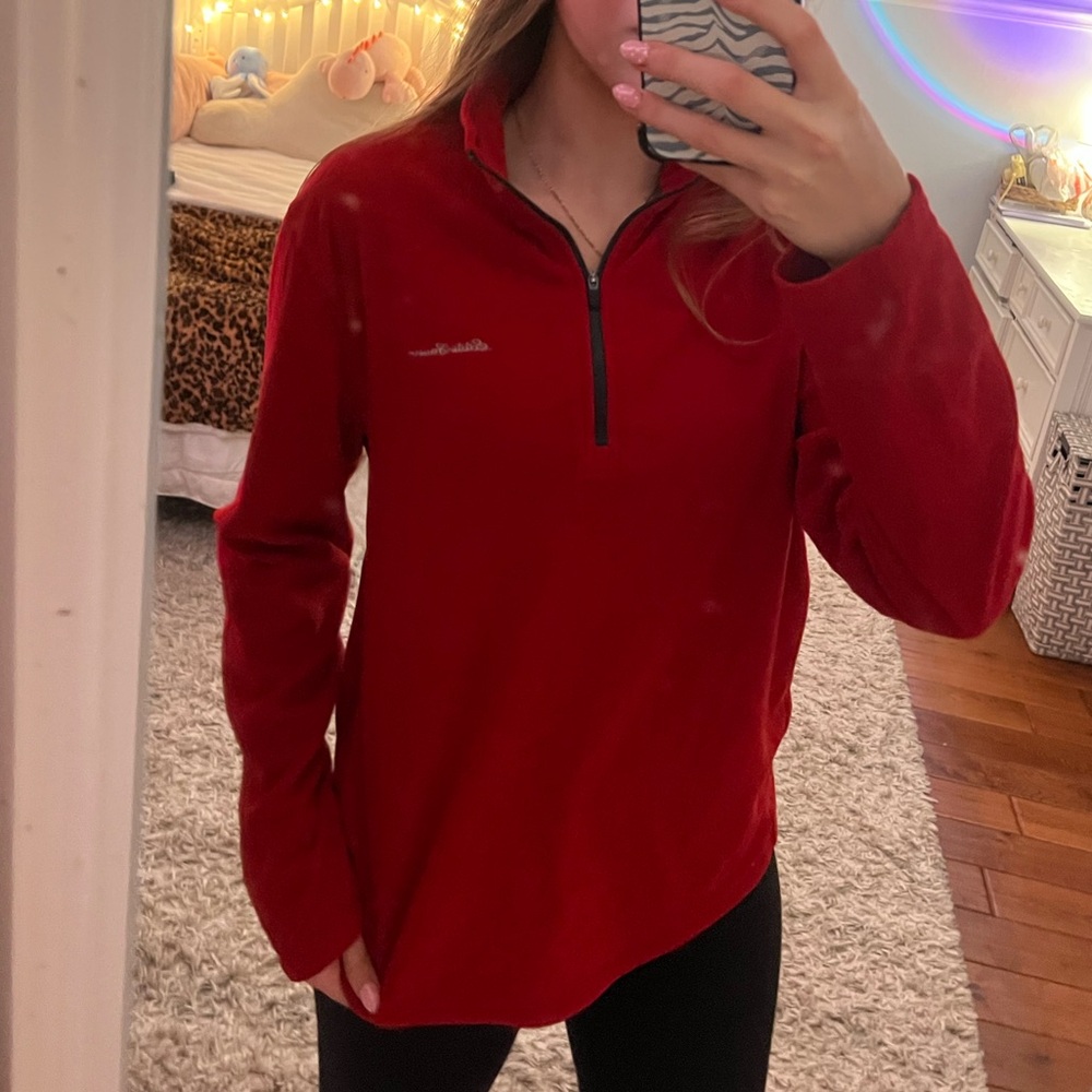 eddie bauer quarter zip fleece